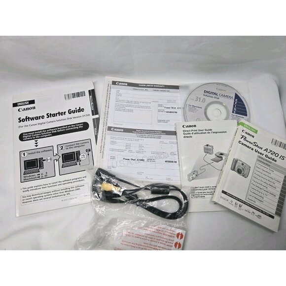 Canon PowerShot A720 IS (8.0MP) Digital Camera - Tested & Working - Picture 3 of 16